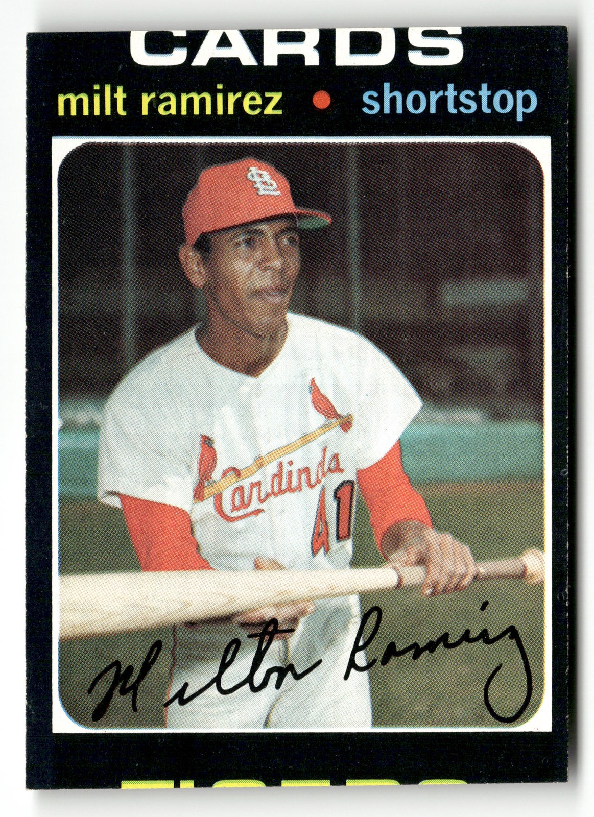 Milt Ramirez 1971 Topps Set-Break #702 RC St. Louis Cardinals