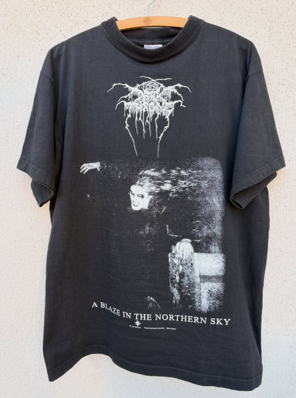 Rare 1999 Darkthrone a blaze in the northern sky Black S to 5XL Shirt