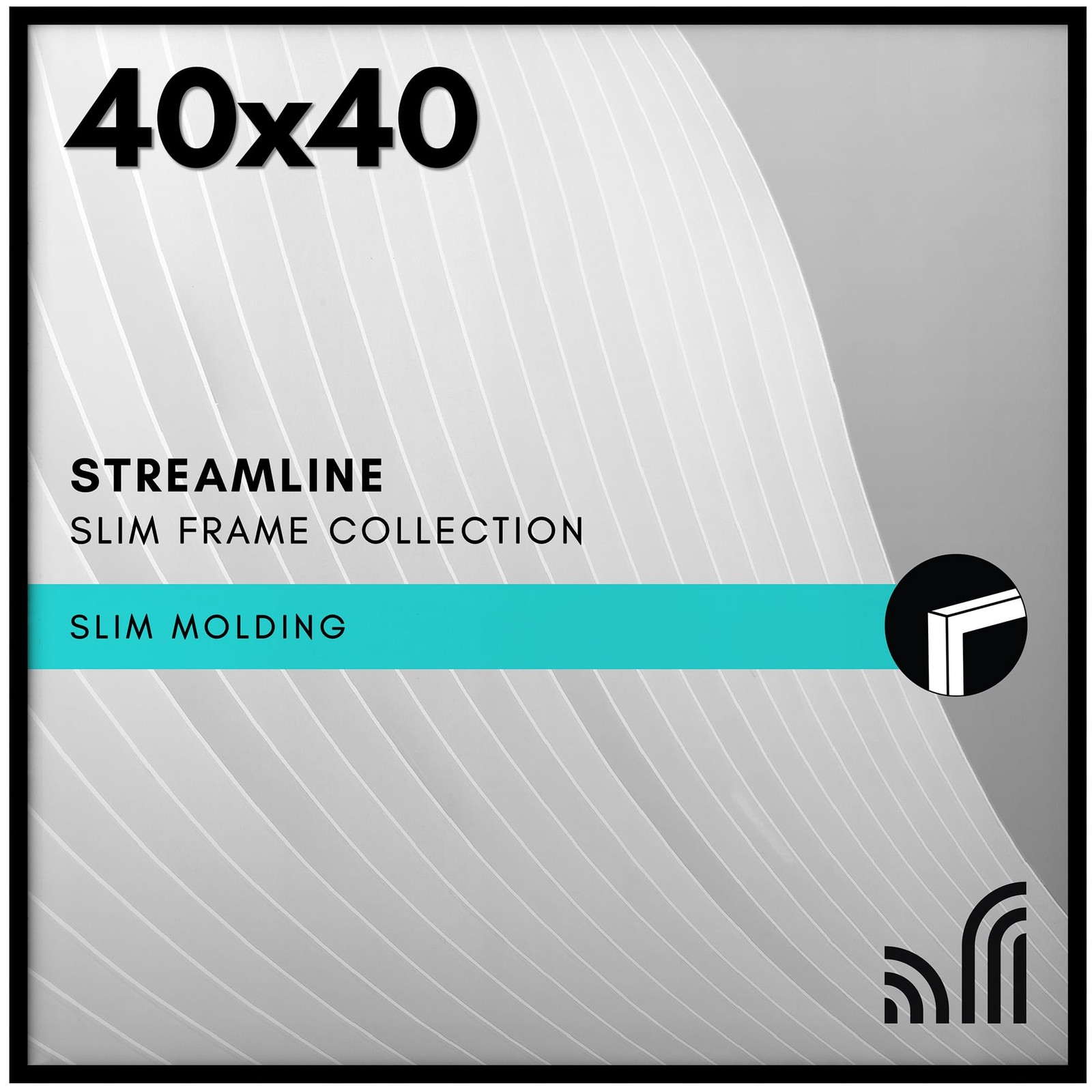 Modern Thin Border Poster Picture Frame Polished Plexiglass Wall Display