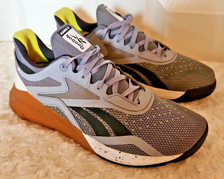 Reebok Nano X Mens Size 11 Gray Black Yellow Training Crossfit Athletic Shoes Reebok Nano X Mens Size 11 Gray Black Yellow Training Crossfit Athletic Shoes