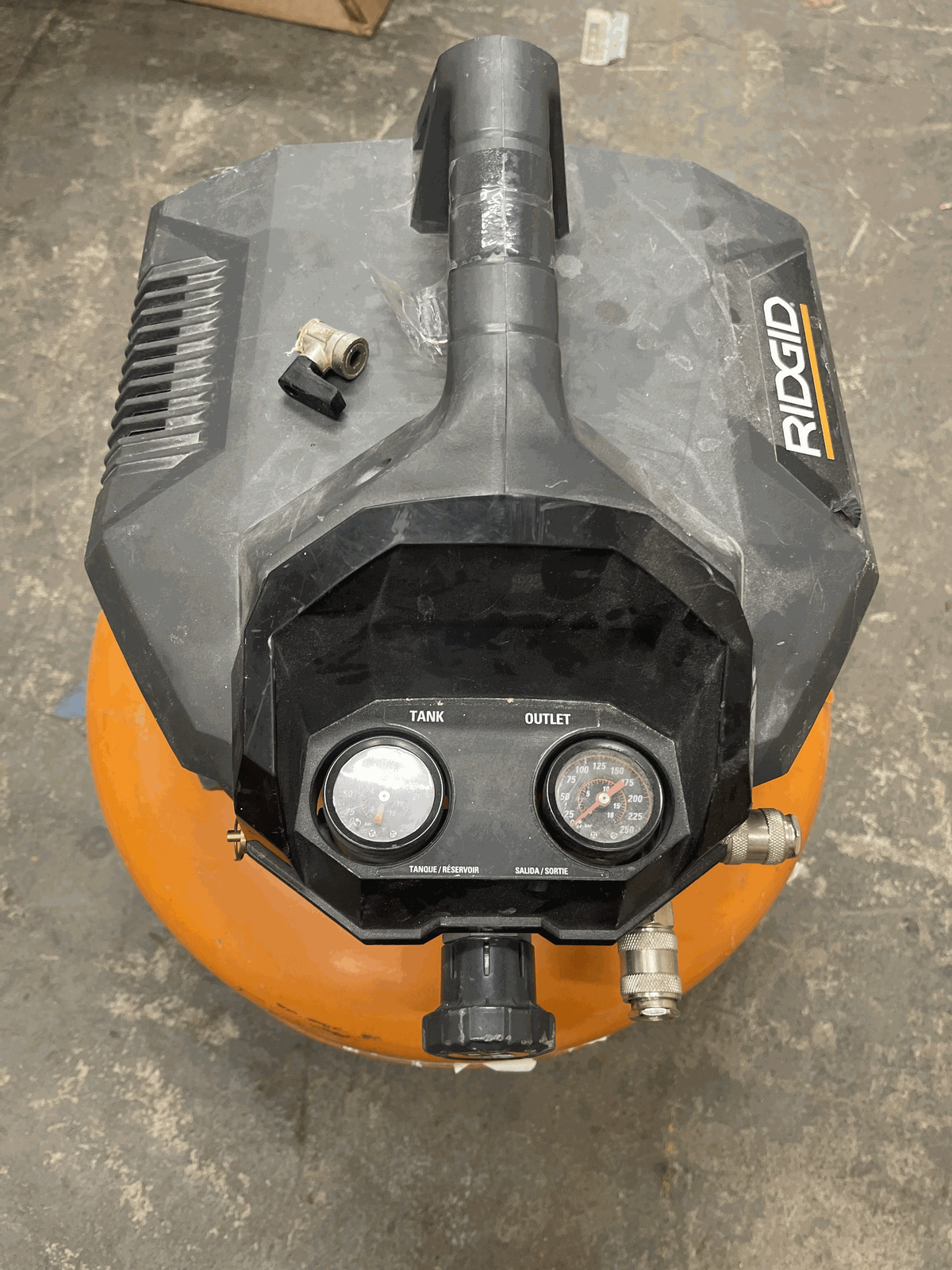 RIDGID RDGD 6 gal. 150 PSI Portable Electric Pancake Air Compressor (PARTS ONLY)
