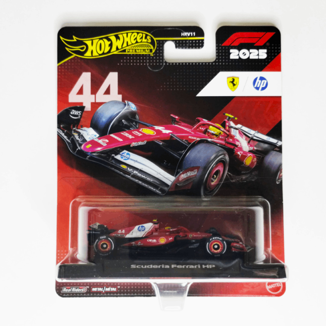 2026 HOT WHEELS PREMIUM F 1 FERRARI RACING LEWIS HAMILTON 44 FORMULA HRV11