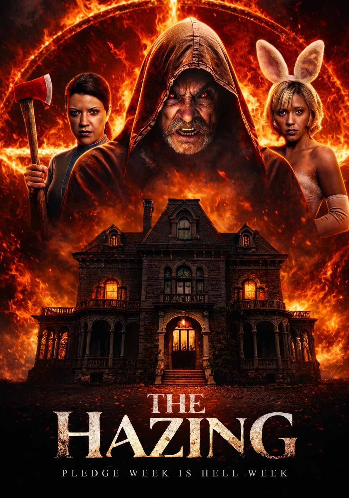 The Hazing (DVD) Brad Dourif Brooke Burke Nectar Rose Parry Shen Rolfe Kanefsky