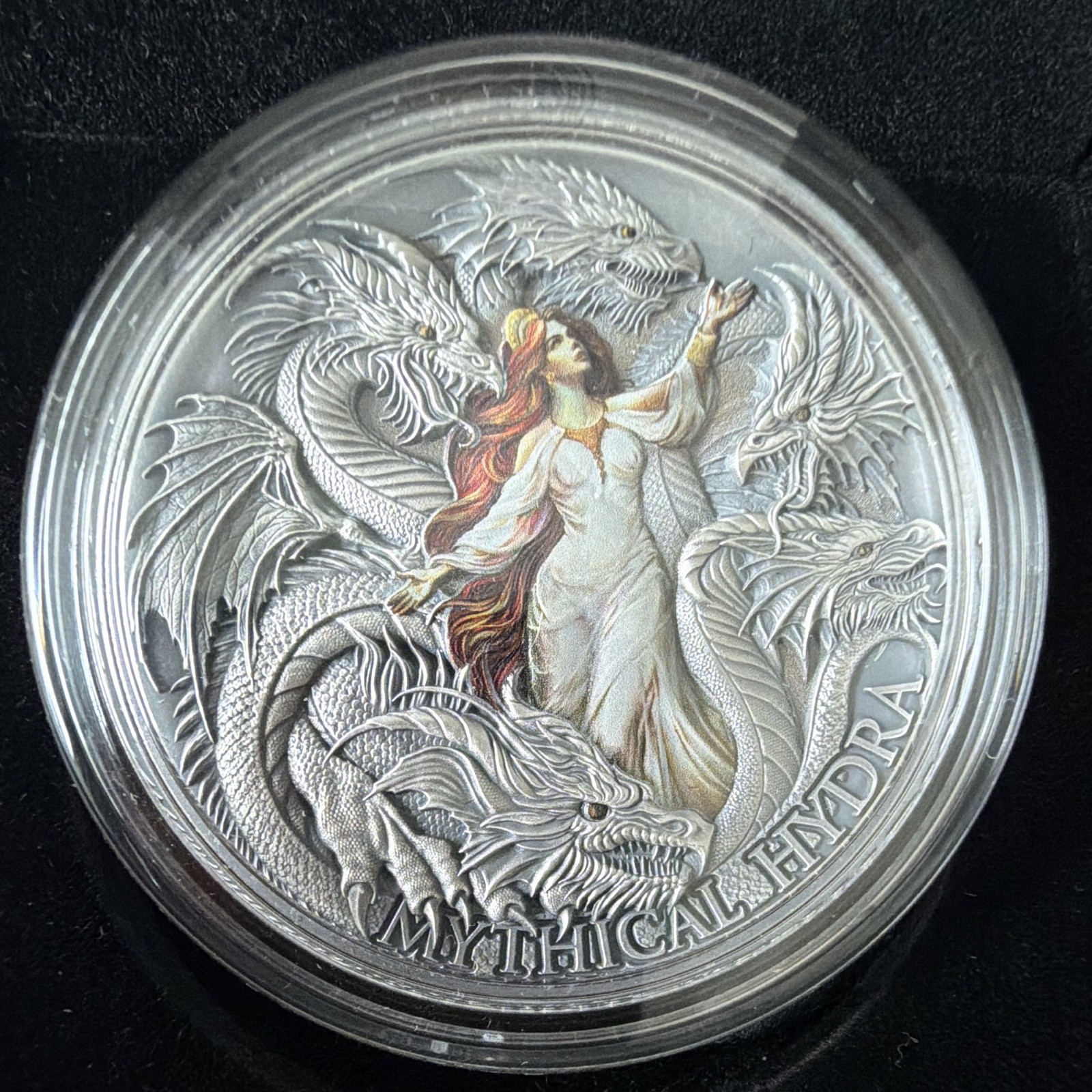 Mint XXI 2025 Cameroon 2000 Francs CFA Mythical Hydra 2oz Silver .999 COA