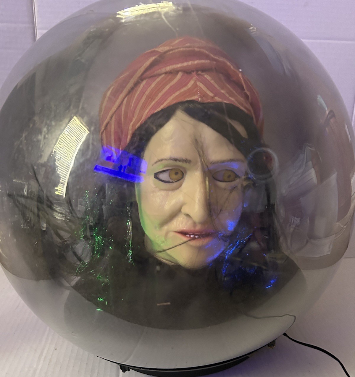 Gemmy Boule Magique Fortune Teller Animated Spirit Ball Halloween  For Repair