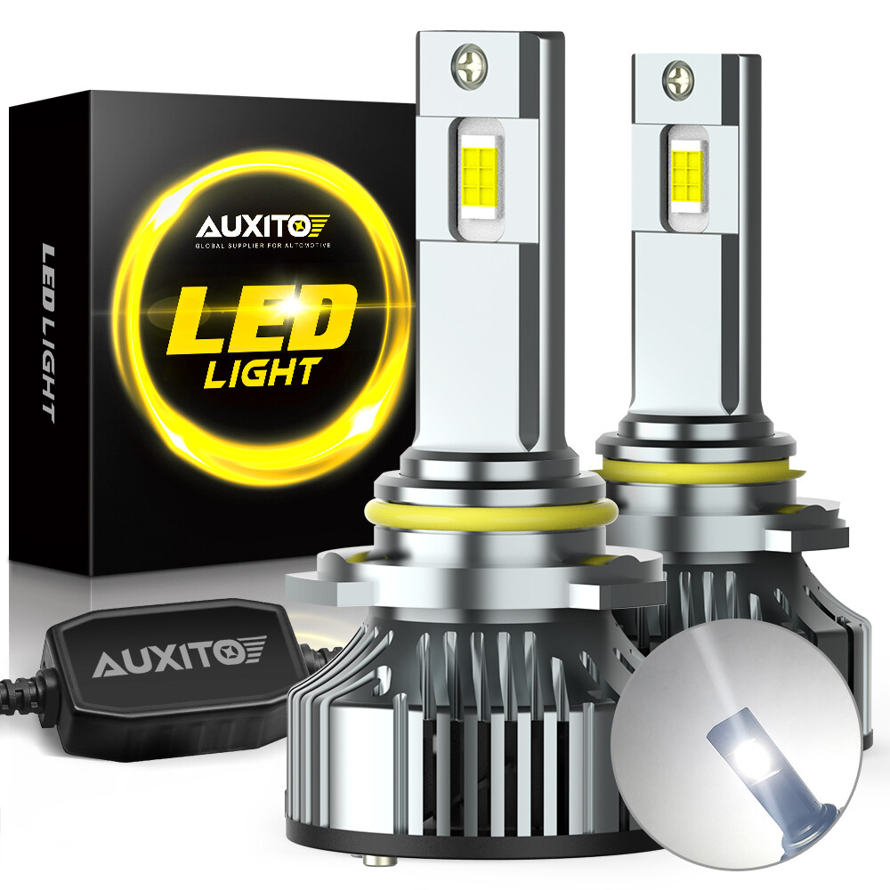 AUXITO 9005 LED Headlight Bulbs High Beam Headlights Bulb 100W 6500K Y19 Series