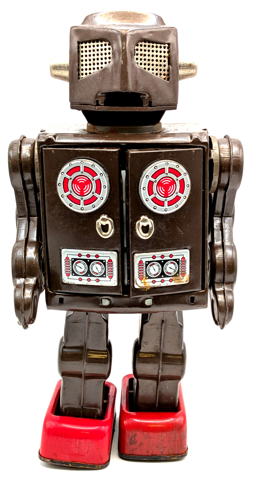 Vintage Horikawa Tin Robot Space Man Made in Japan Showa Retro 27cm