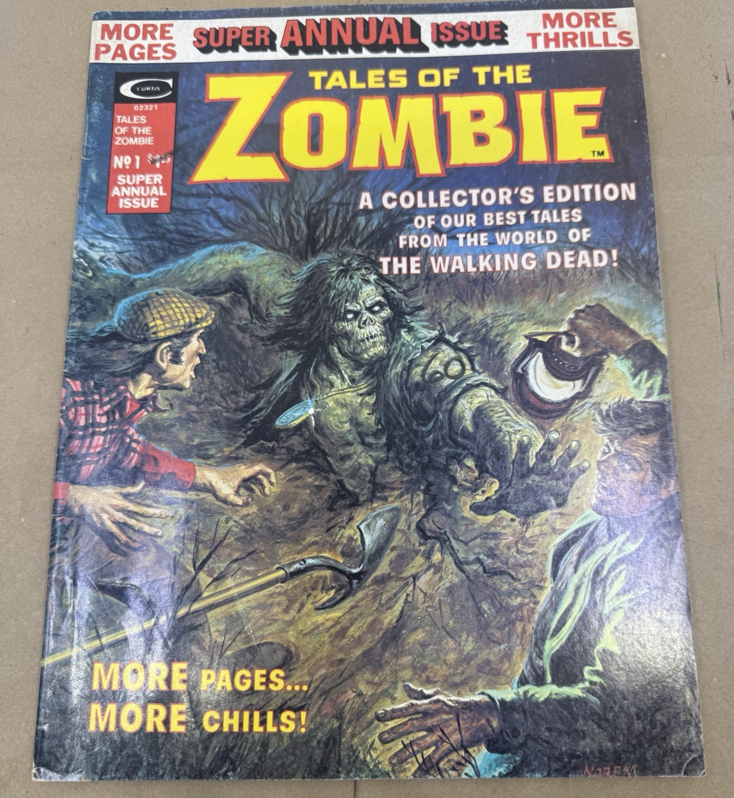 VINTAGE Tales Of The Zombie Super Annual Issue #1 (1975) Marvel Magazine 