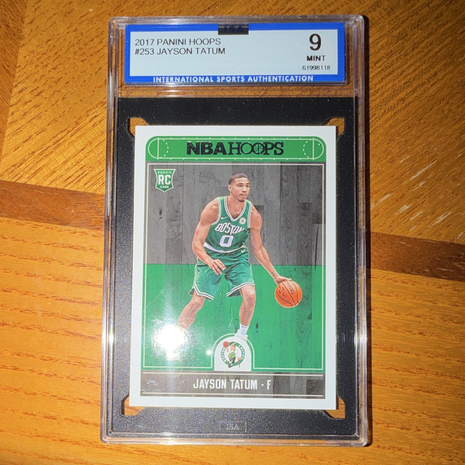2017-18 Panini NBA Hoops Jayson Tatum #253 Base Set Rookie Card Celtics