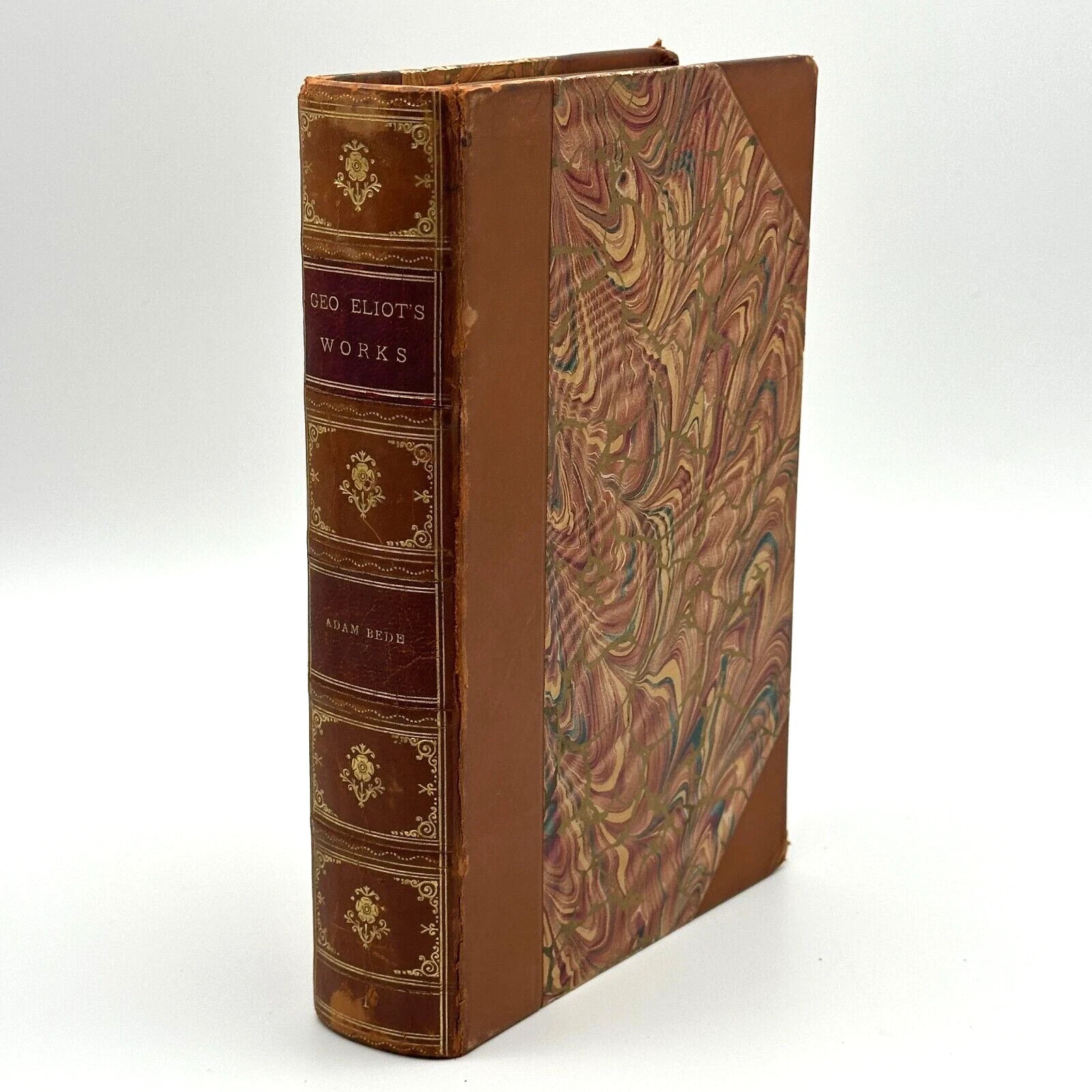 Rare George Eliot Works Edition De Luxe - Adam Bede - Leather Cover (c. 1900)