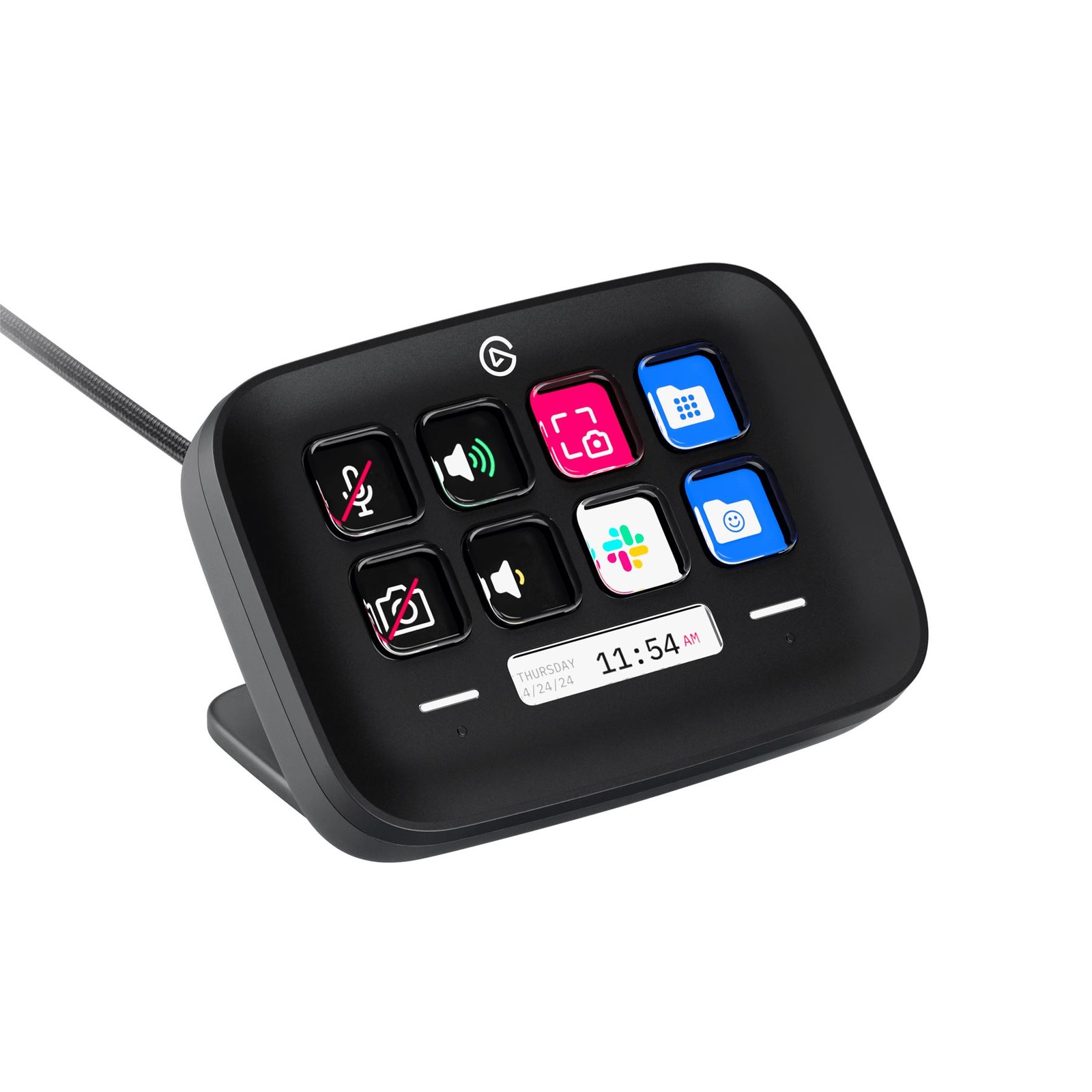 Elgato Stream Deck Neo 8 LCD Key USB-C Controller Black Certified Refurbished