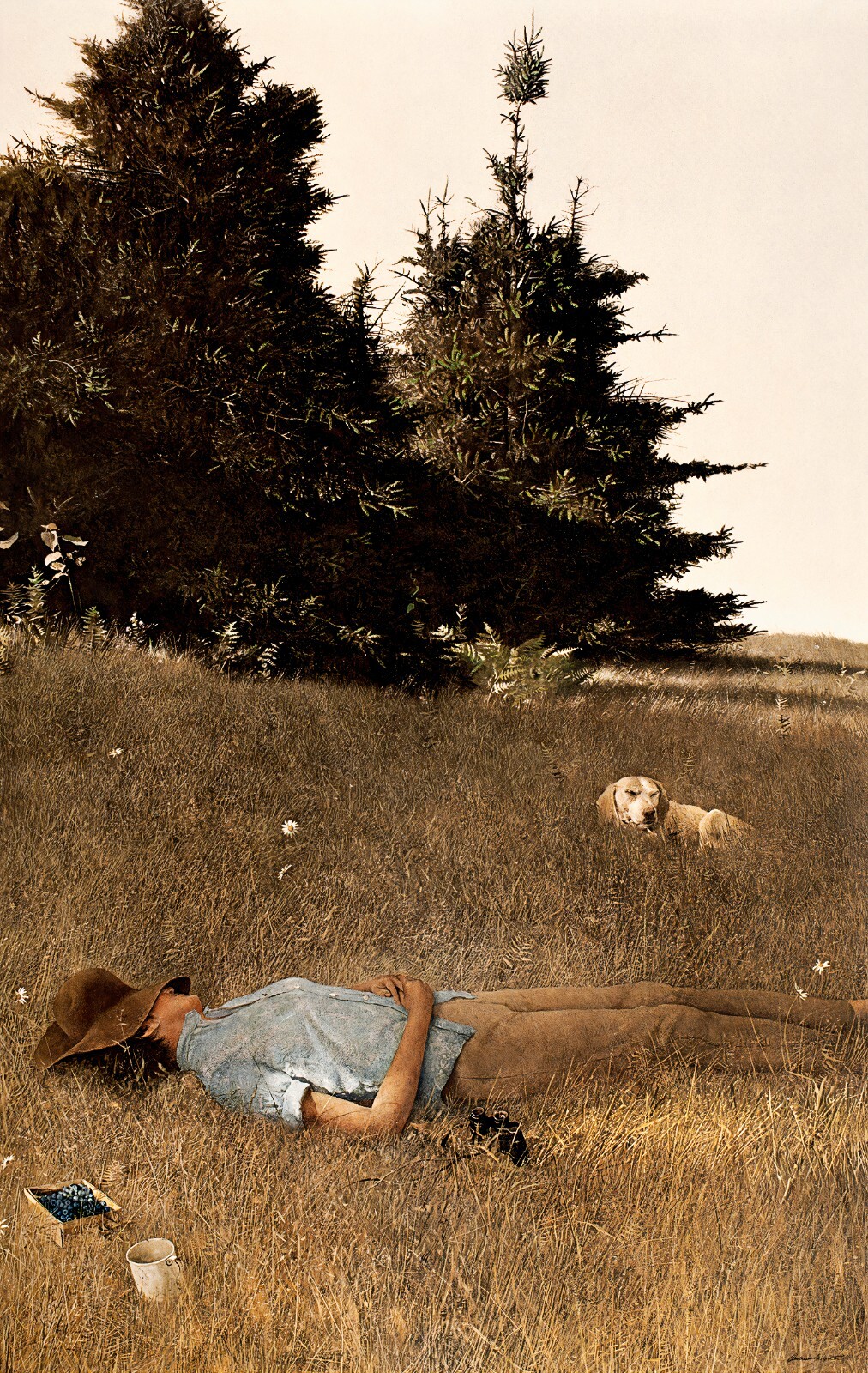 Andrew Wyeth: Distant Thunder 22x30 Archival Quality Fine Art Print