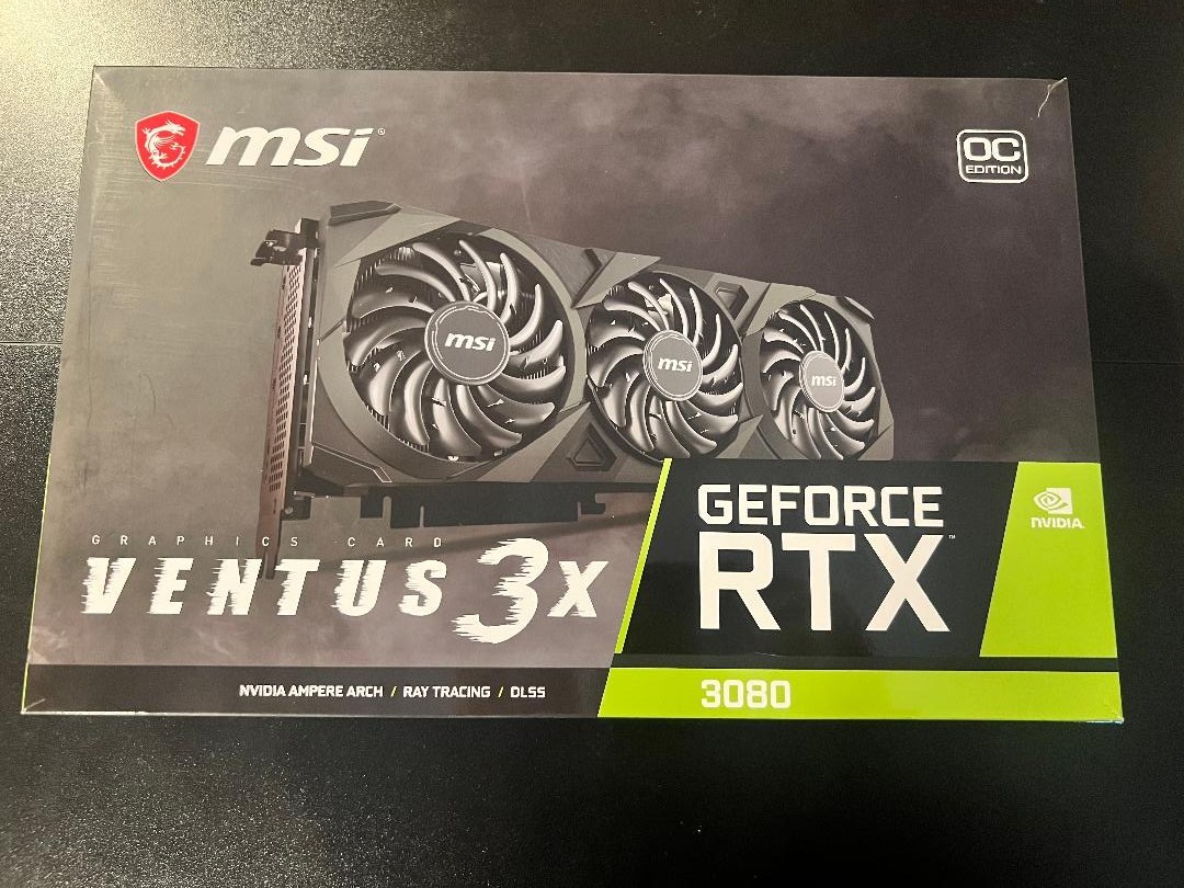 MSI NVIDIA GeForce RTX 3080 Ventus 3X 10G OC 10GB GDDR6X (Used/Great Condition)