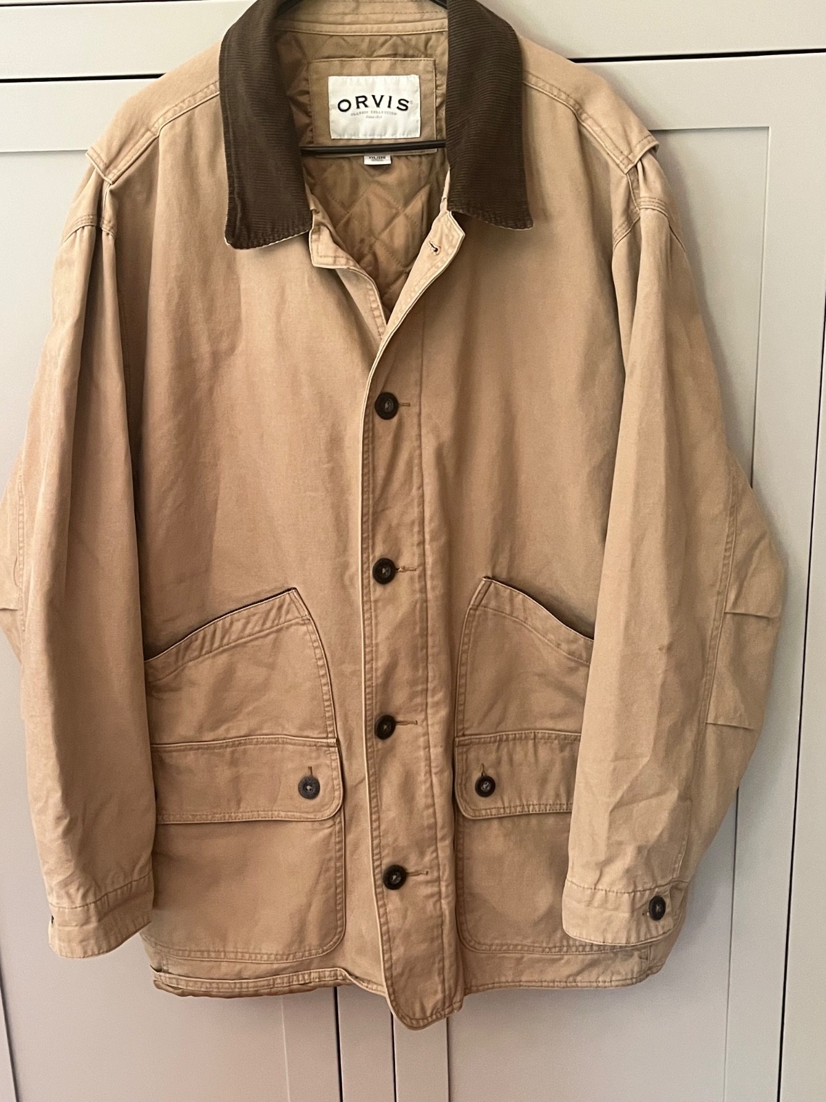 Classic Orvis® Barn Coat, 2XL, Quilted Lining, Excellent Condition