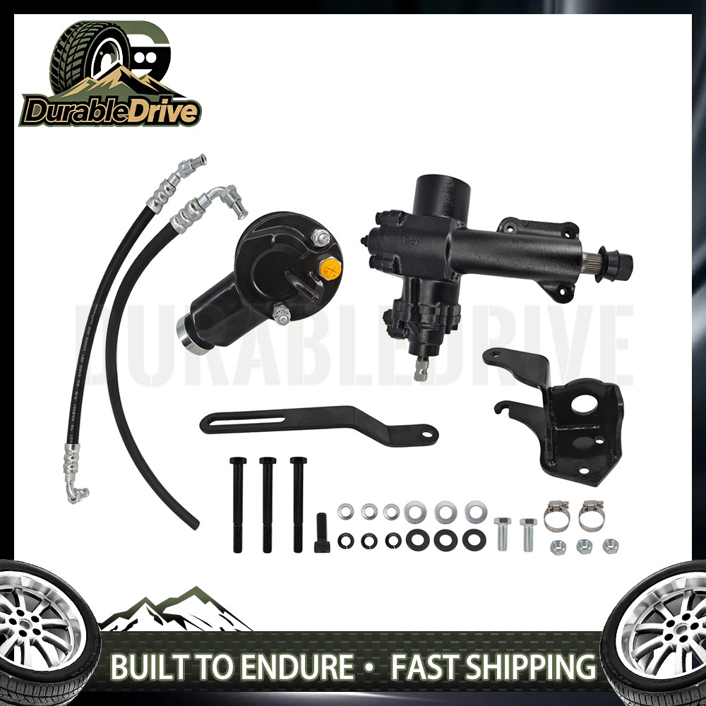 Power Steering Gear Box Upgrade Conversion Kit for 55 - 57 Chevy Bel Air 150 210