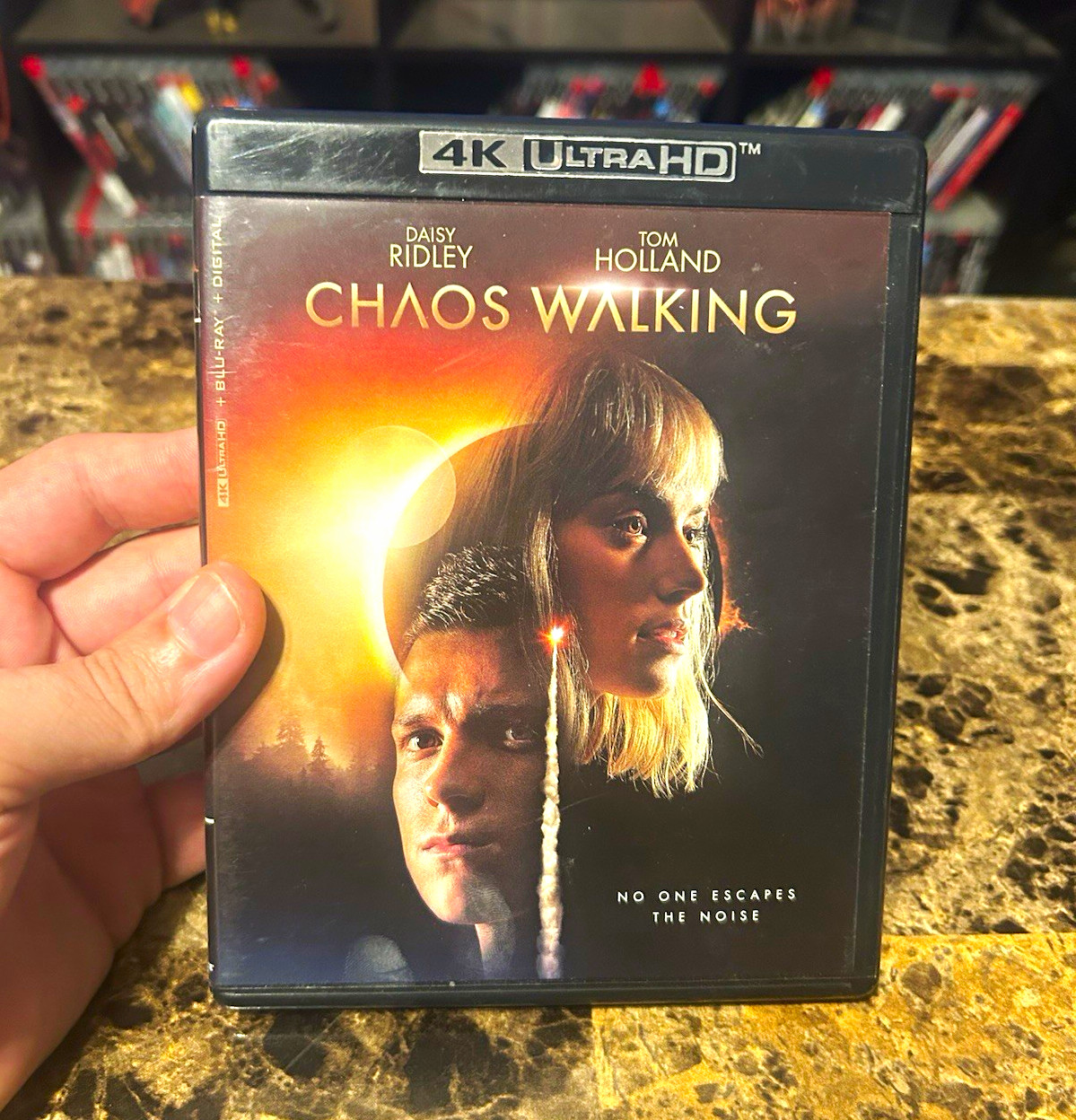 Chaos Walking (4K Ultra HD + Blu-ray w/ Digital Copy) Holland Ridley CIB/Tested
