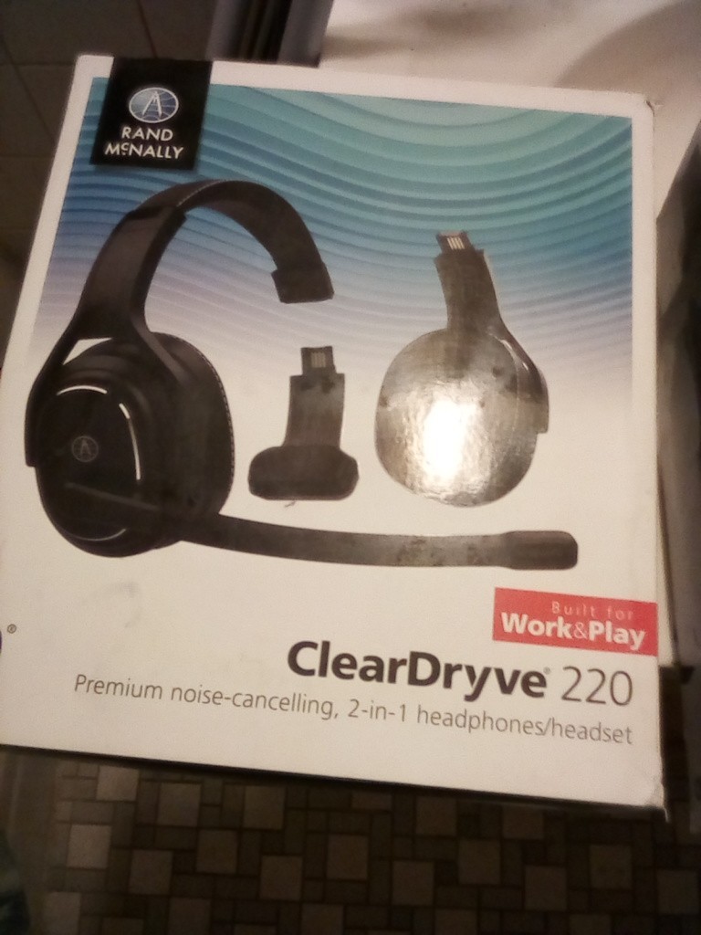 rand mcnally cleardryve 220 wireless headset upgraded version usb-c headset rand mcnally cleardryve 220 wireless headset upgraded version usb-c headset