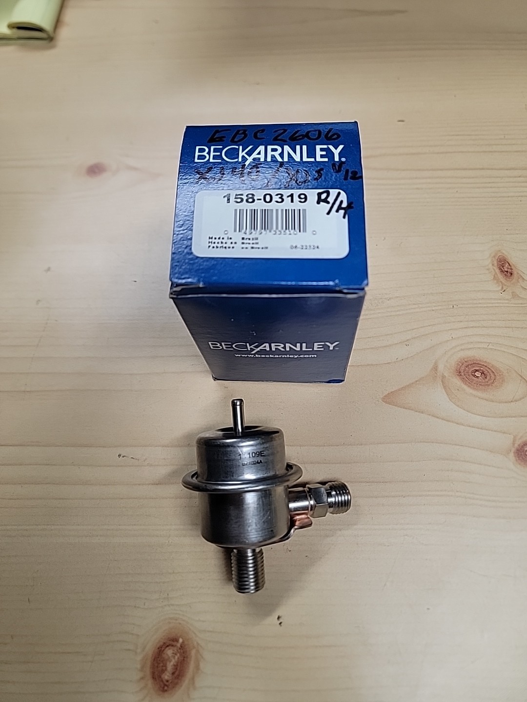 Jaguar - Beck Arnley 158-0319 Fuel Injection Pressure Regulator - EBC2606 Jaguar - Beck Arnley 158-0319 Fuel Injection Pressure Regulator - EBC2606