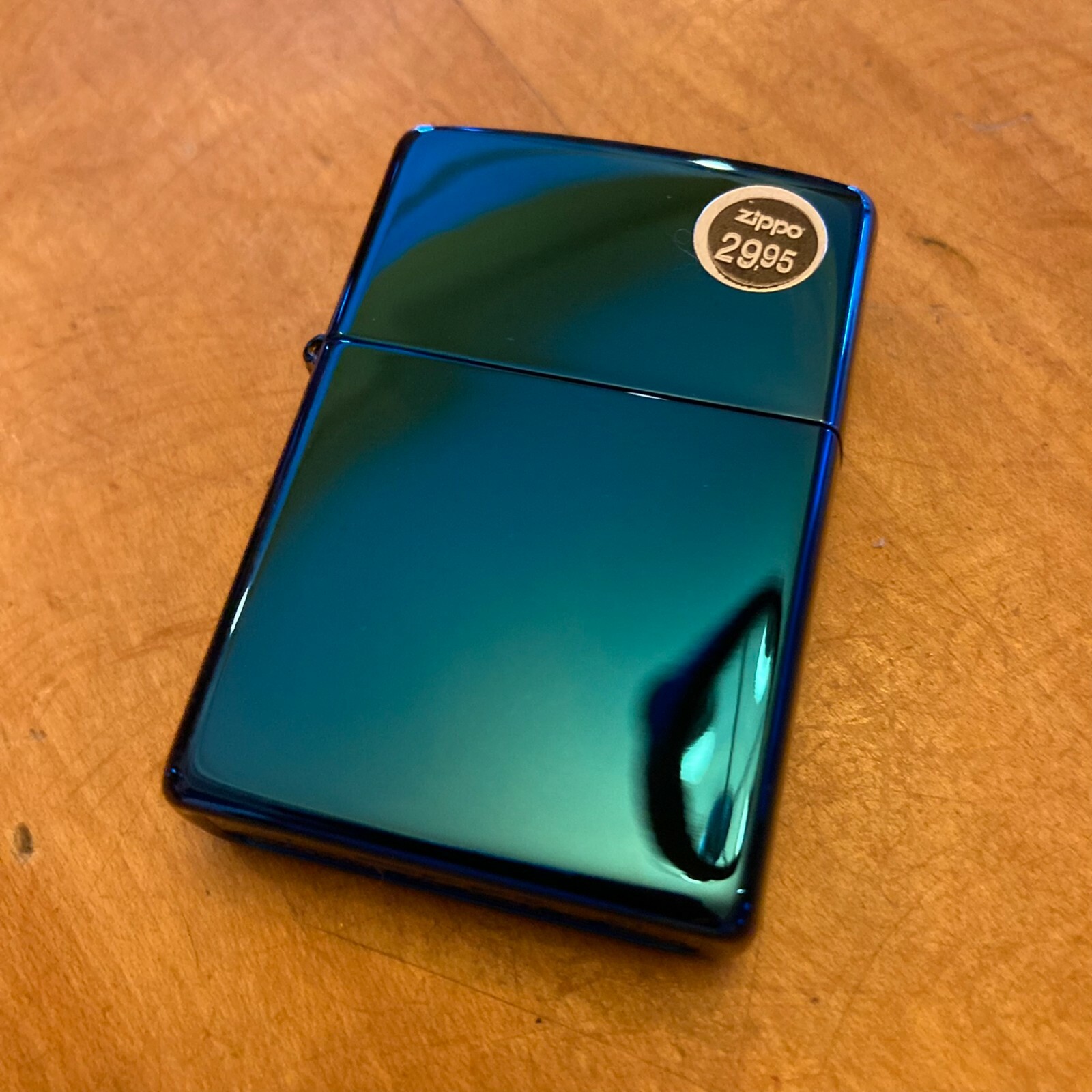 Genuine Zippo Sapphire Blue windproof Lighter CASE ONLY No Insert/Box Genuine Zippo Sapphire Blue windproof Lighter CASE ONLY No Insert/Box