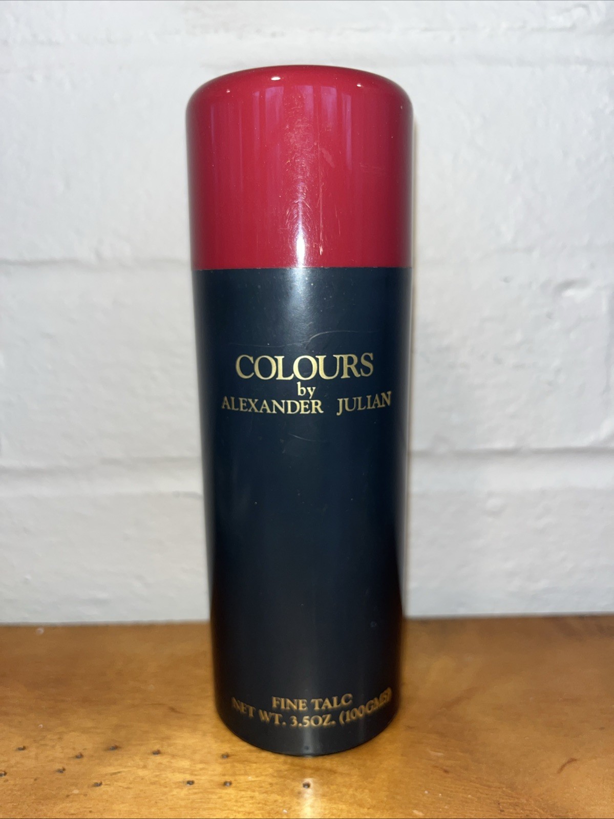 Colours by Alexander Julian Fine Talc for Men 3.5 oz 1993 Paul Sebastian