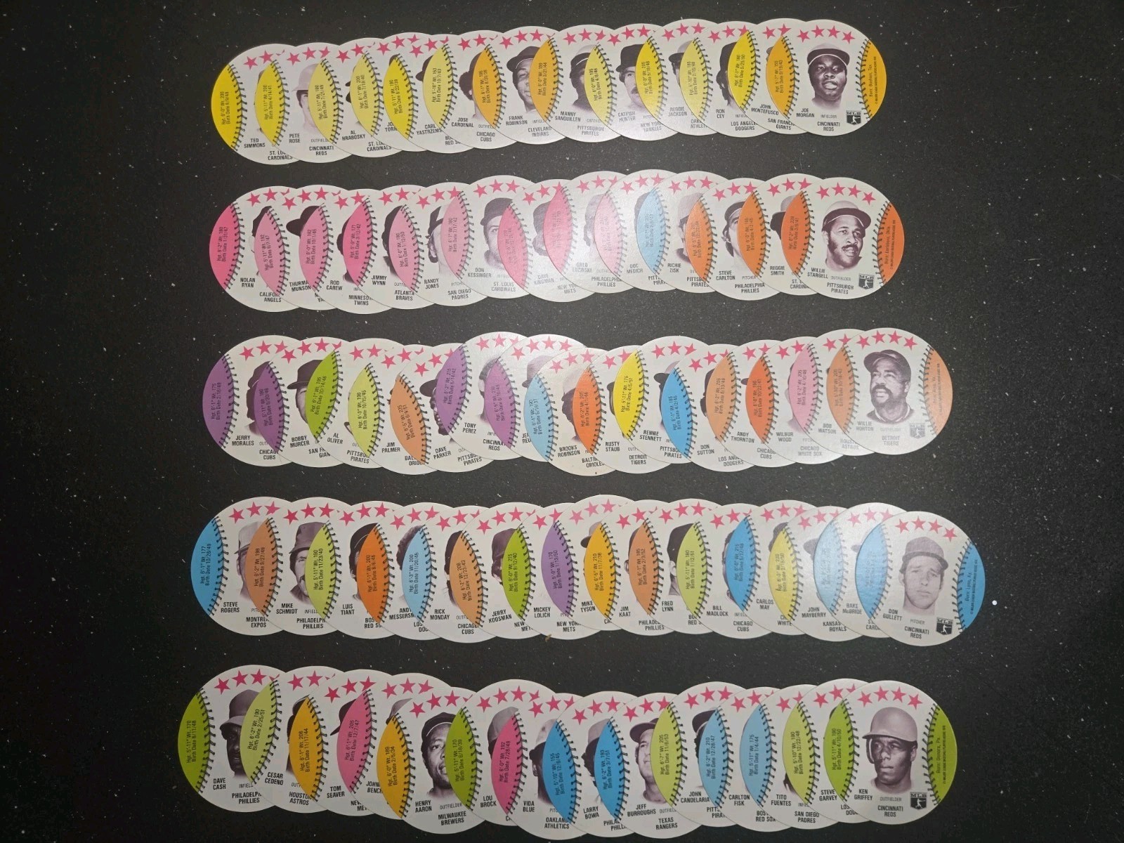 1976 Dairy Isle Discs Complete Set of 70 - Pristine Condition throughout 1976 Dairy Isle Discs Complete Set of 70 - Pristine Condition throughout