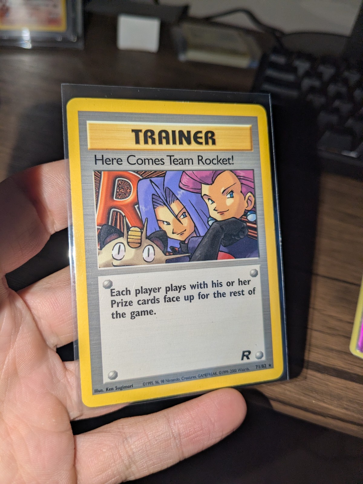 Here Comes Team Rocket 71/82 Trainer Team Rocket Rare Non Holo Pokemon Card PSA Here Comes Team Rocket 71/82 Trainer Team Rocket Rare Non Holo Pokemon Card PSA