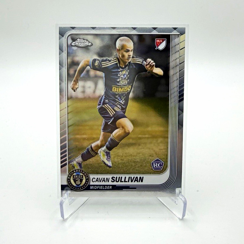 Topps Chrome MLS 2025 Base Set RC Cavan Sullivan Philadelphia Union #6 Topps Chrome MLS 2025 Base Set RC Cavan Sullivan Philadelphia Union #6
