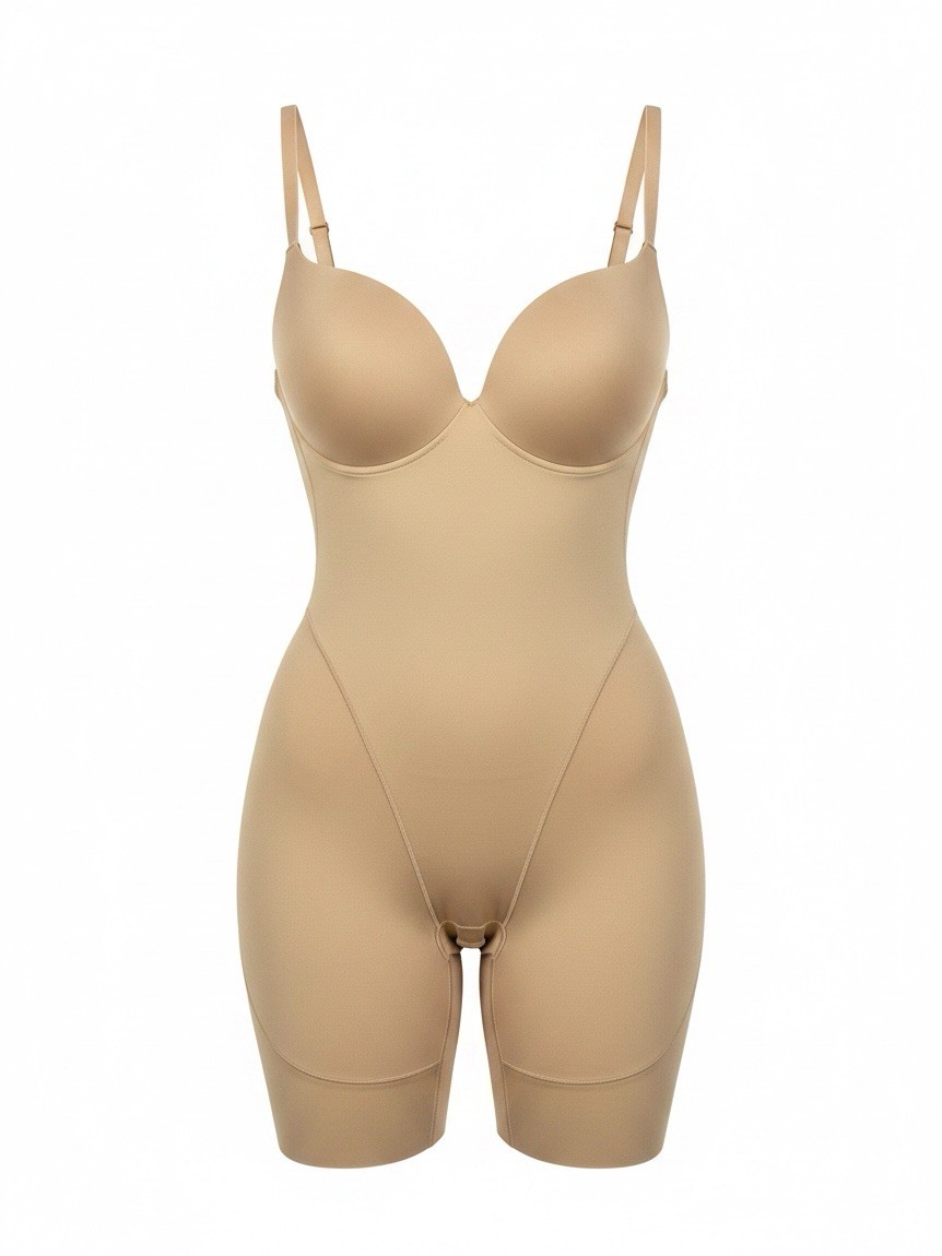 Skims Ultimate Body Padded Butt Enhancing Sienna Mid Thigh Bodysuit Size S Skims Ultimate Body Padded Butt Enhancing Sienna Mid Thigh Bodysuit Size S
