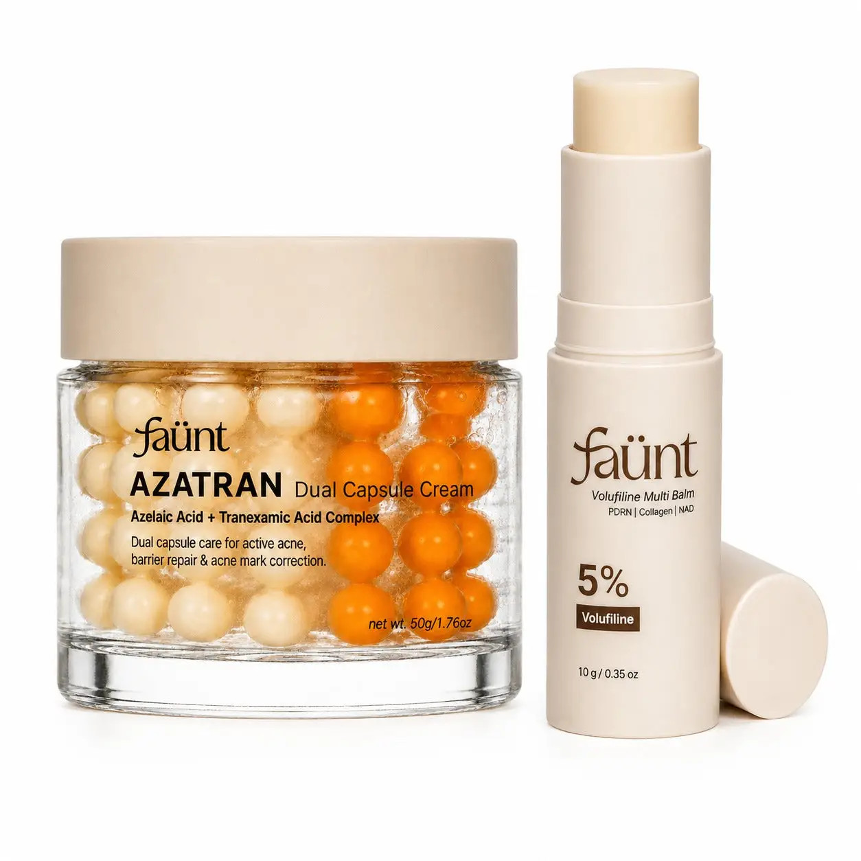 Faunt PDRN Renewal Multi Balm + Dual Capsule Cream Barrier & Brightening Duo Faunt PDRN Renewal Multi Balm + Dual Capsule Cream Barrier & Brightening Duo