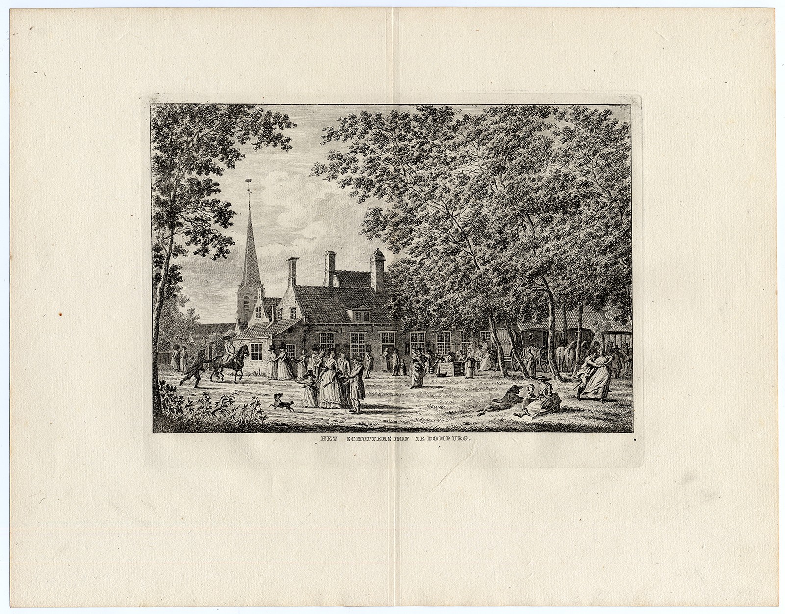 Antique Print-DOMBURG-ZEELAND-NETHERLANDS-Bulthuis-1790