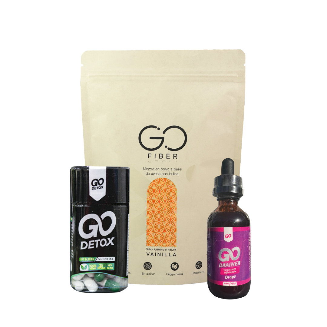 Go detox + Go Fiber + Go Drainer