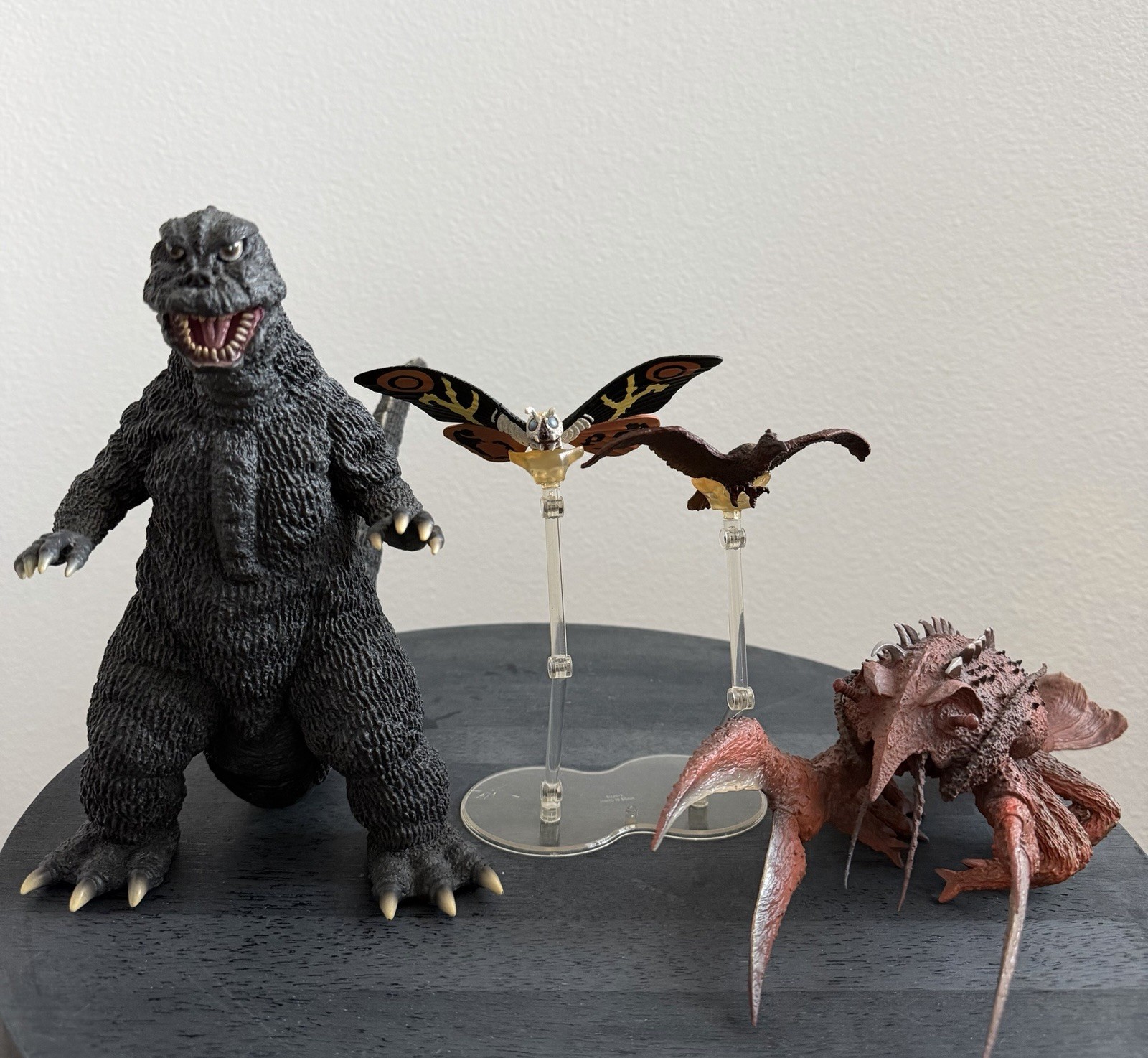 RARE X-Plus GODZILLA 1966 + EBIRAH RIC Set w/ MOTHRA + GIANT CONDOR - Bandai