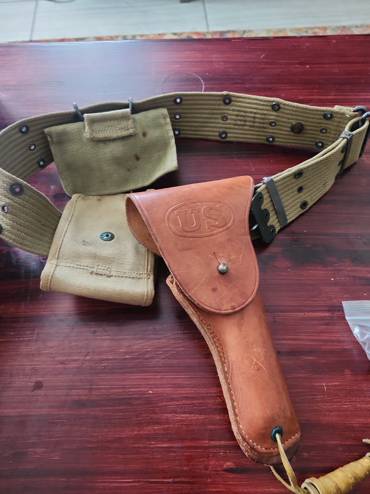 Ww2 1911a1 Holster With Belt Complete