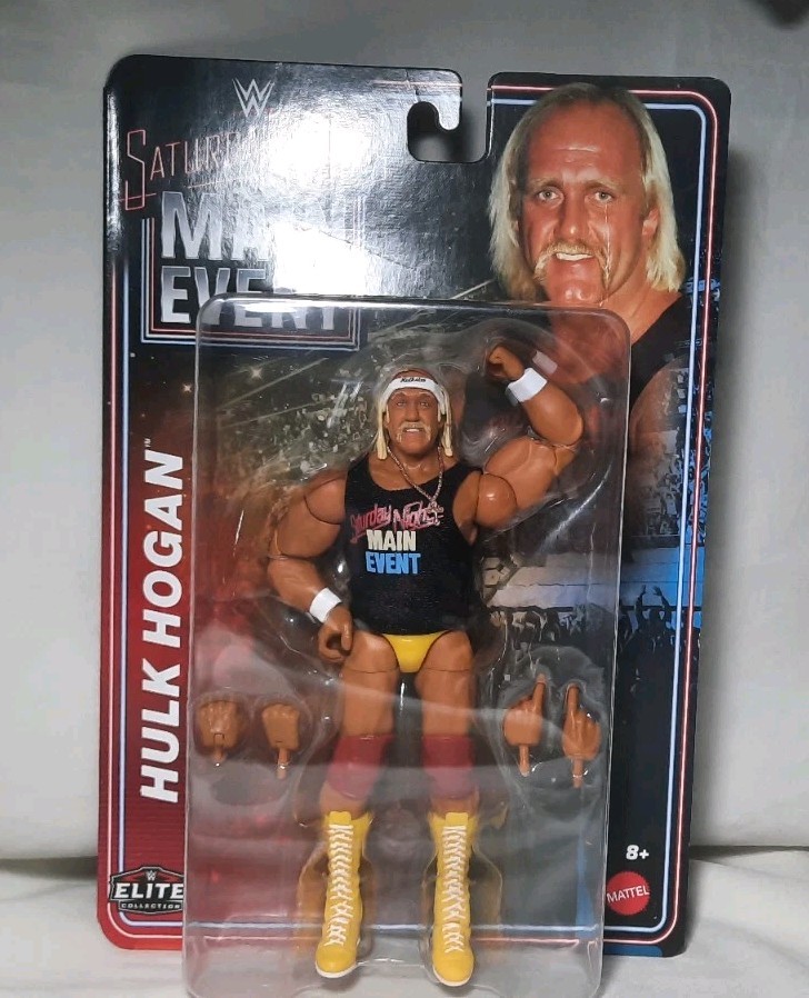 WWE Elite Saturday NIghts Main Event HULK Hogan 6 In Wrestling Action Figure