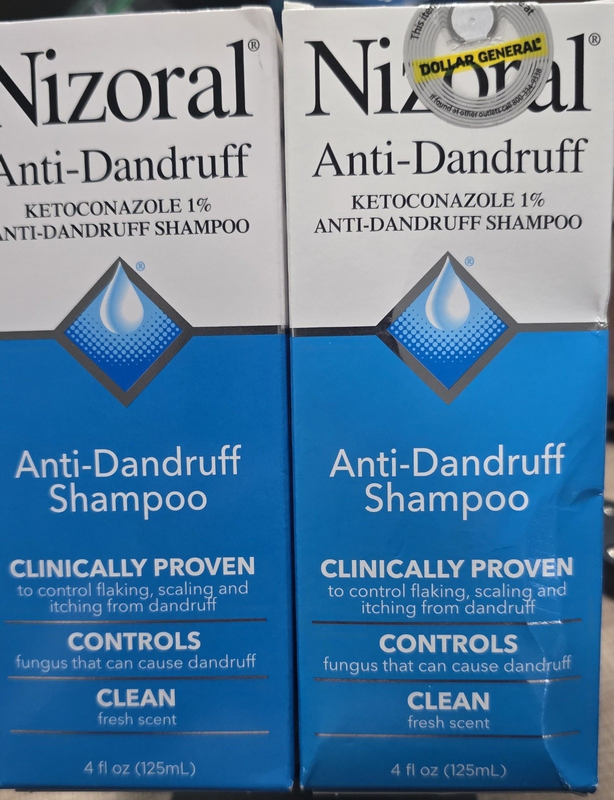 2PK Nizoral Anti Dandruff  Shampoo 4Fl Oz EACH Exp: 01/2027 New 2 Pack