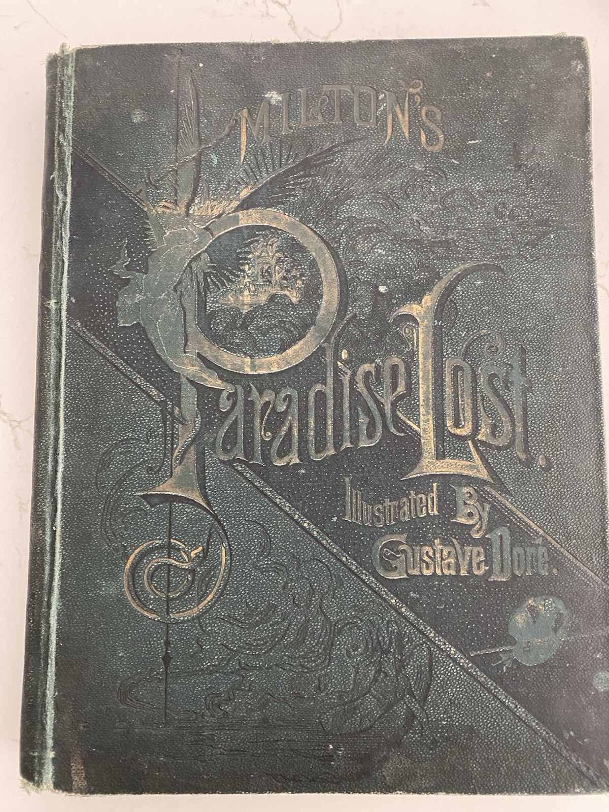 c.1880\'s Milton\'s Paradise Lost Illustrated Gustave Dore, antique book c.1880\'s Milton\'s Paradise Lost Illustrated Gustave Dore, antique book