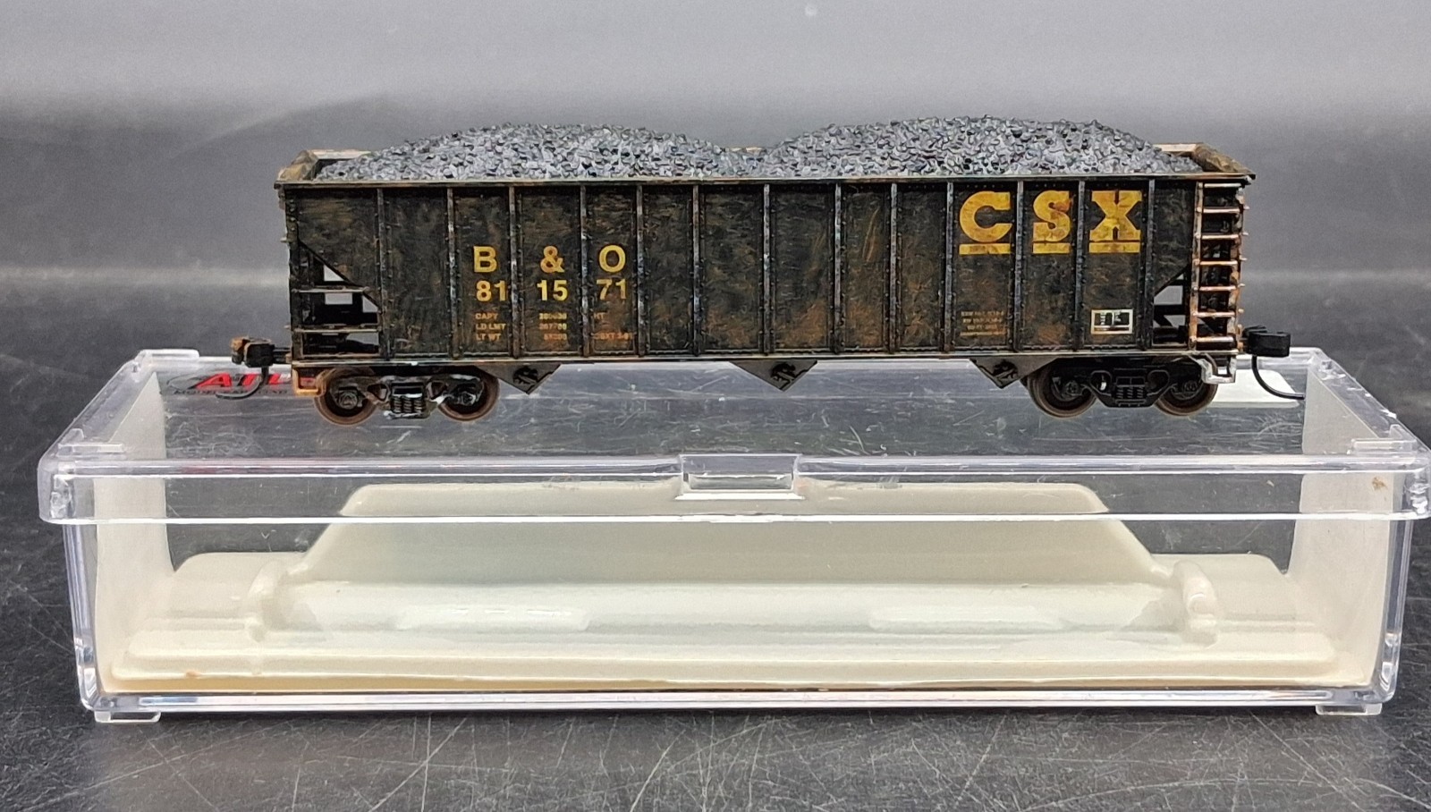 N Scale Atlas 32912 CSX 90-Ton Coal Hopper Car W/Load #811571 LNIB N Scale Atlas 32912 CSX 90-Ton Coal Hopper Car W/Load #811571 LNIB