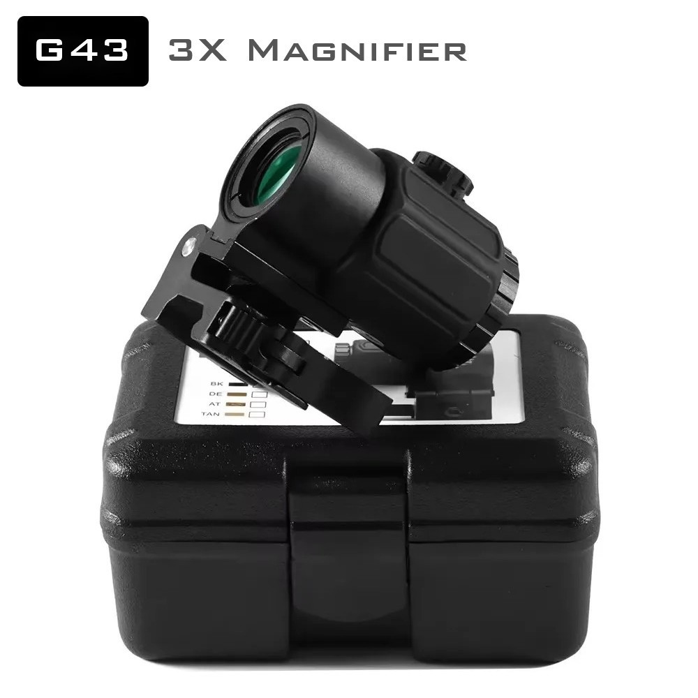 G45 5X  / G43 G33 3X Magnifier Quick Detach QD Sight Scope Hunting 20mm Rail