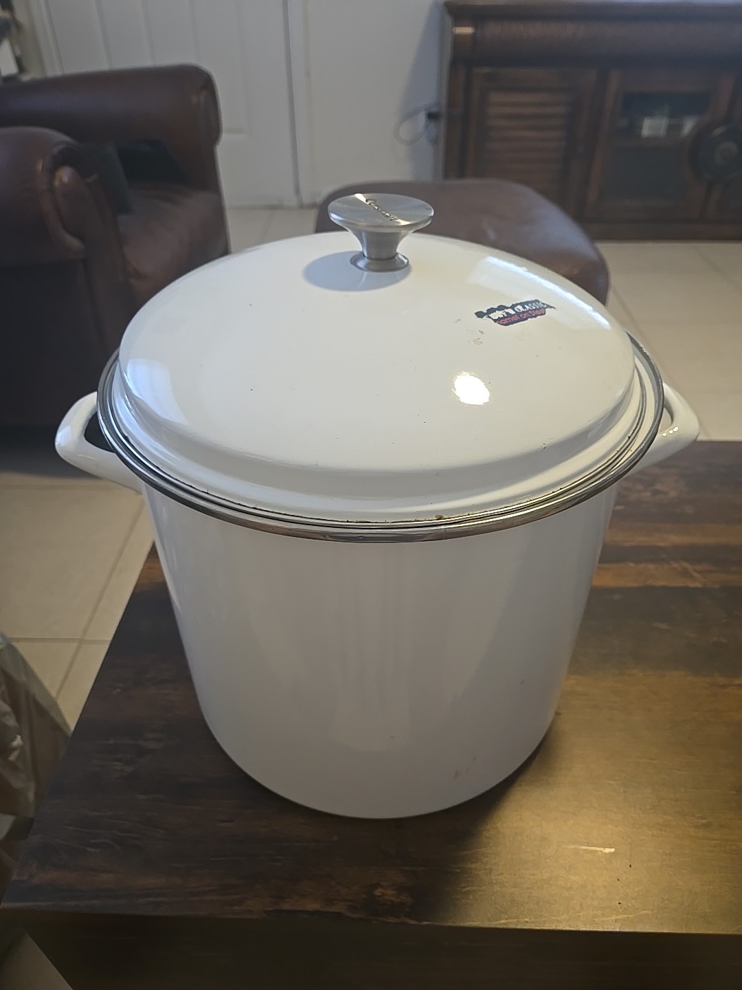 Cuisinart 16qt White Enamel Stock Pot With Lid Cuisinart 16qt White Enamel Stock Pot With Lid