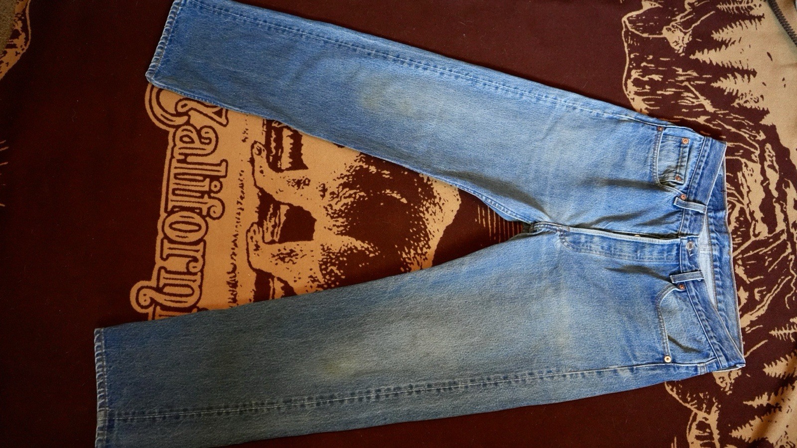 Vintage Made in USA Levi\'s 501 31x29 shrunk from 34x32