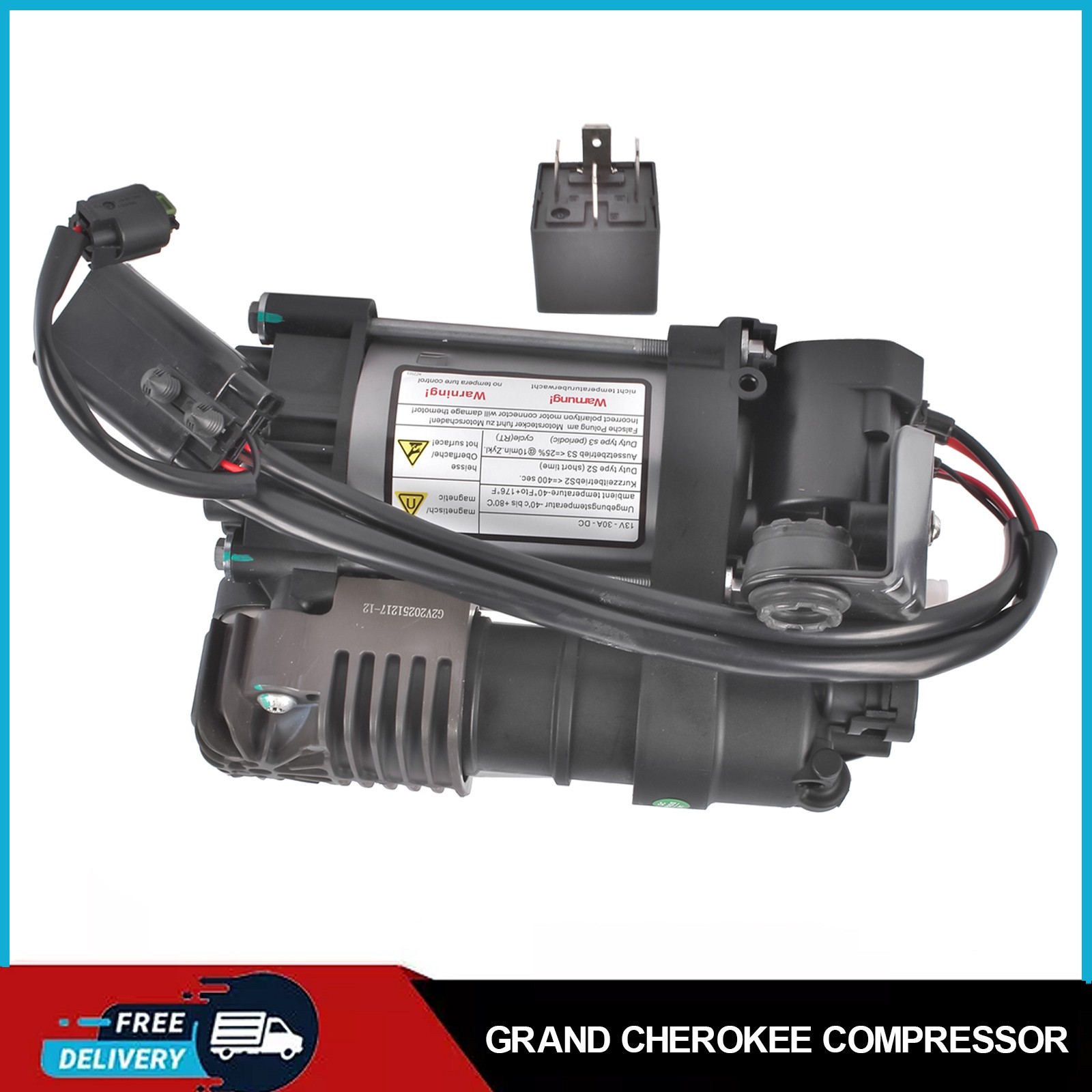 Suspension Compressor For Jeep Grand Cherokee 2011-2018 68204730AD 68041137AE