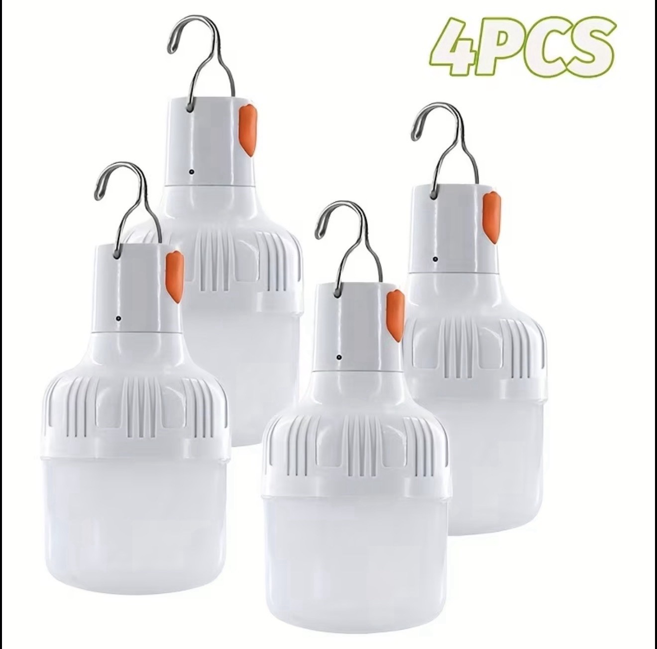 4pcs Rechargeable USB LED Bulbs