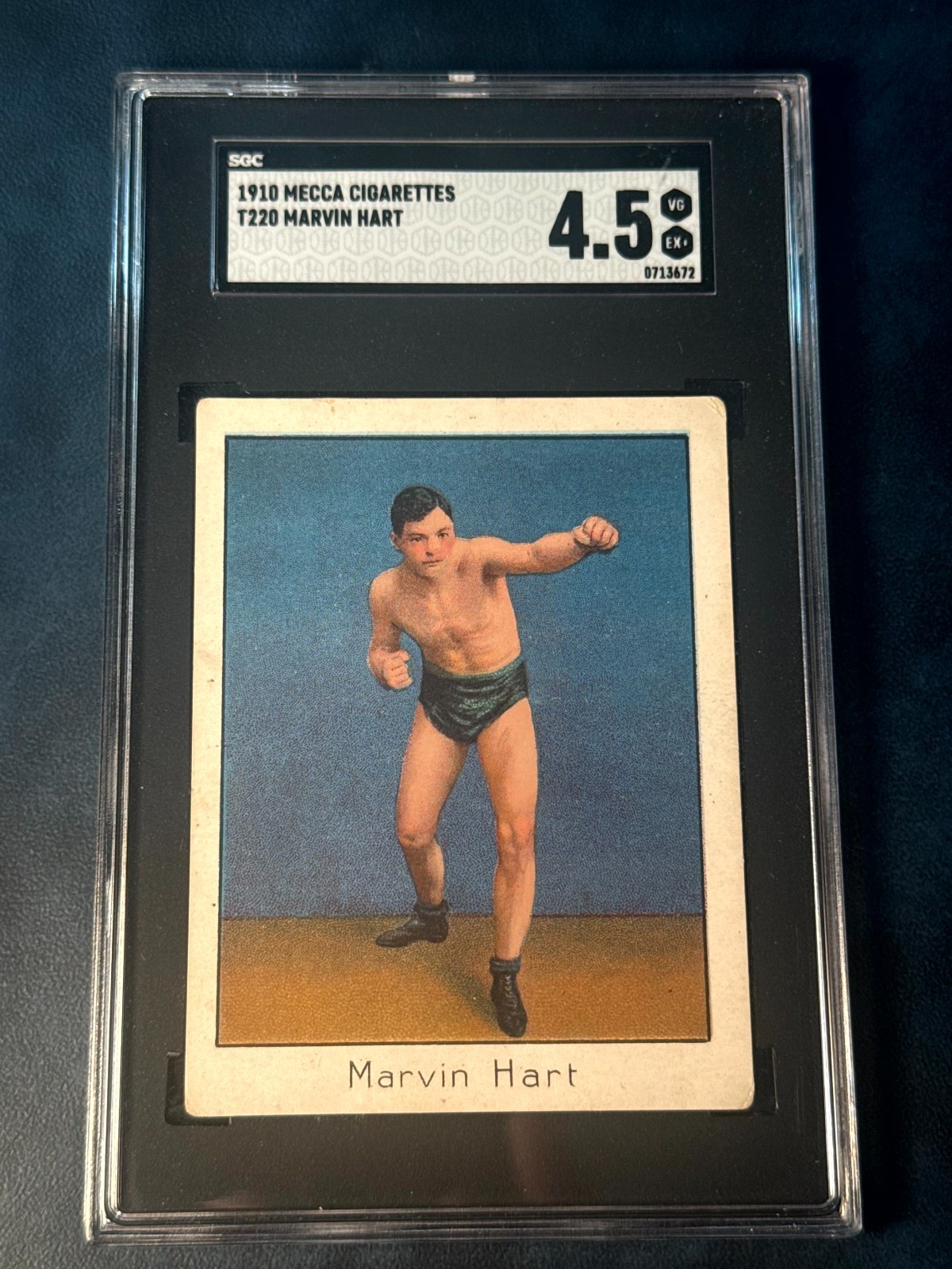 1910 Mecca Cigarettes T220 Marvin Hart SGC 4.5 1910 Mecca Cigarettes T220 Marvin Hart SGC 4.5