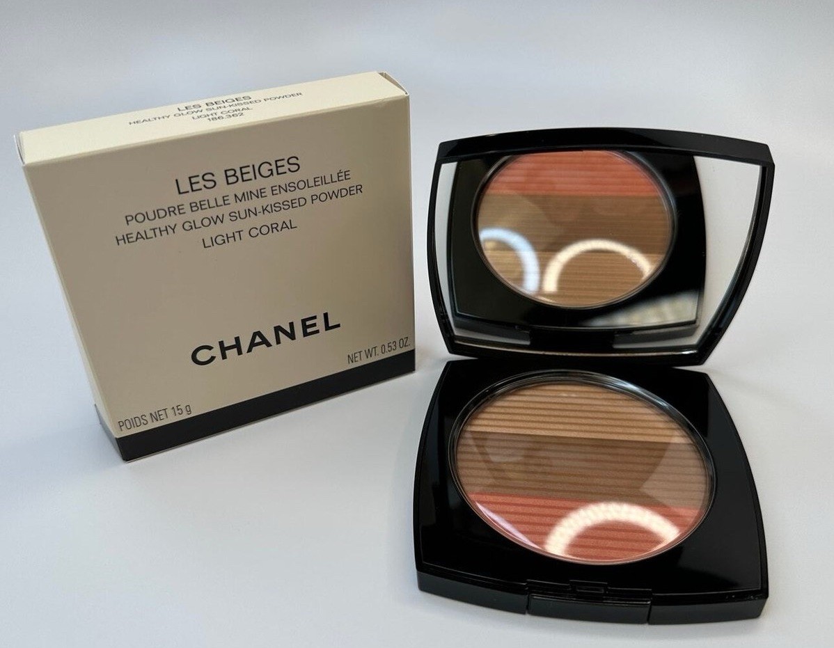 CHANEL LES BEIGES Healthy Glow Sun Kissed Powder Oversized LIGHT CORAL New CHANEL LES BEIGES Healthy Glow Sun Kissed Powder Oversized LIGHT CORAL New