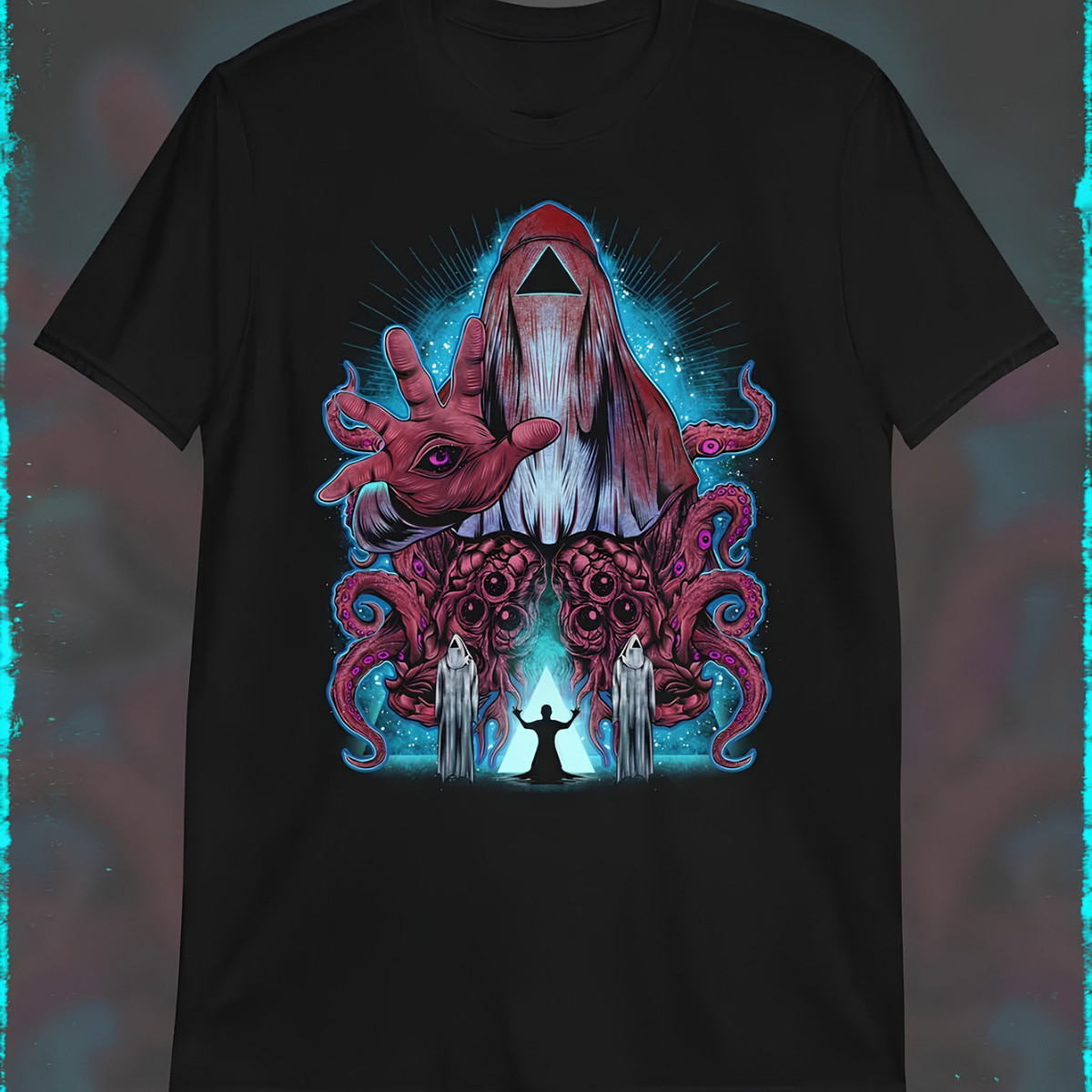 The Void Tentacle Eldritch Horror Heavy Metal Gothic Tee