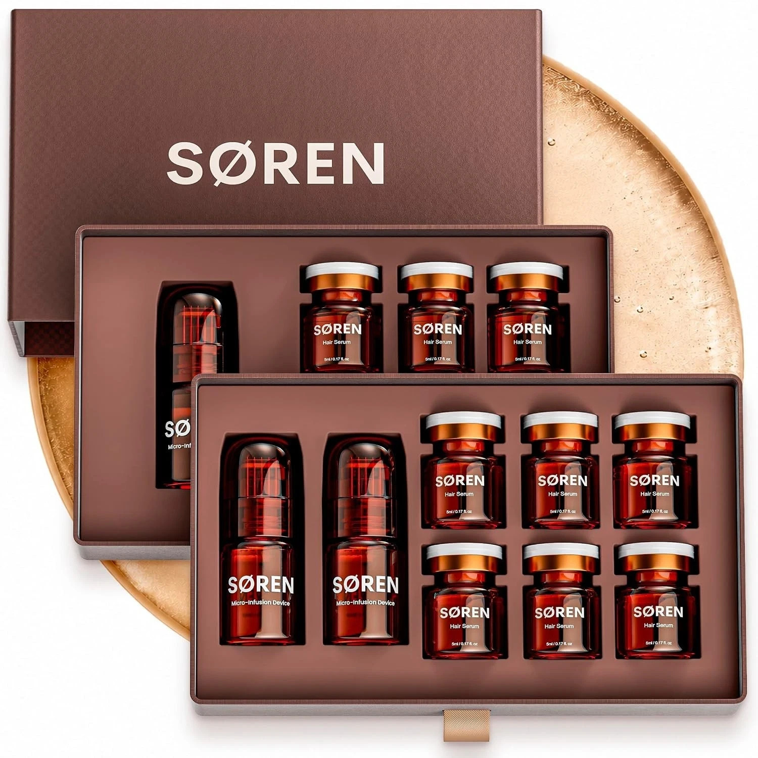 SØREN Micro Infusion Hair Renewal by SOREN Saw Palmetto & Peptide NEW SEALED