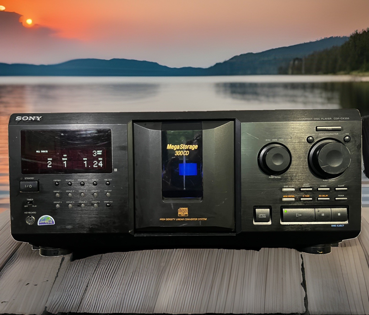 Sony CDP-CX355 300 CD Changer, New Belts, Tested, No Remote, Quiet, CLEAN Sony CDP-CX355 300 CD Changer, New Belts, Tested, No Remote, Quiet, CLEAN