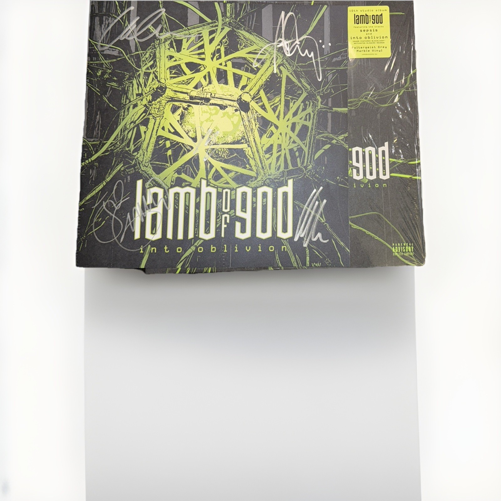 Lamb Of God Into Oblivion- AUTOGRAPHED VINYL *ONLY 25 DONE, BOSTON SHOW*