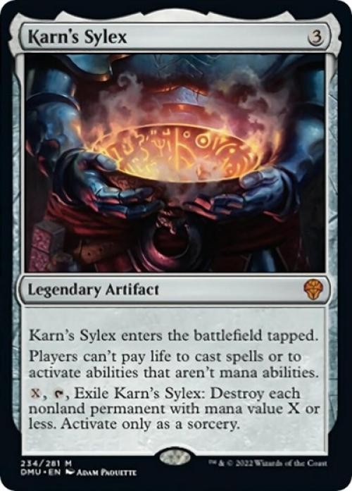 Karn\'s Sylex -Foil Near Mint MTG Dominaria United