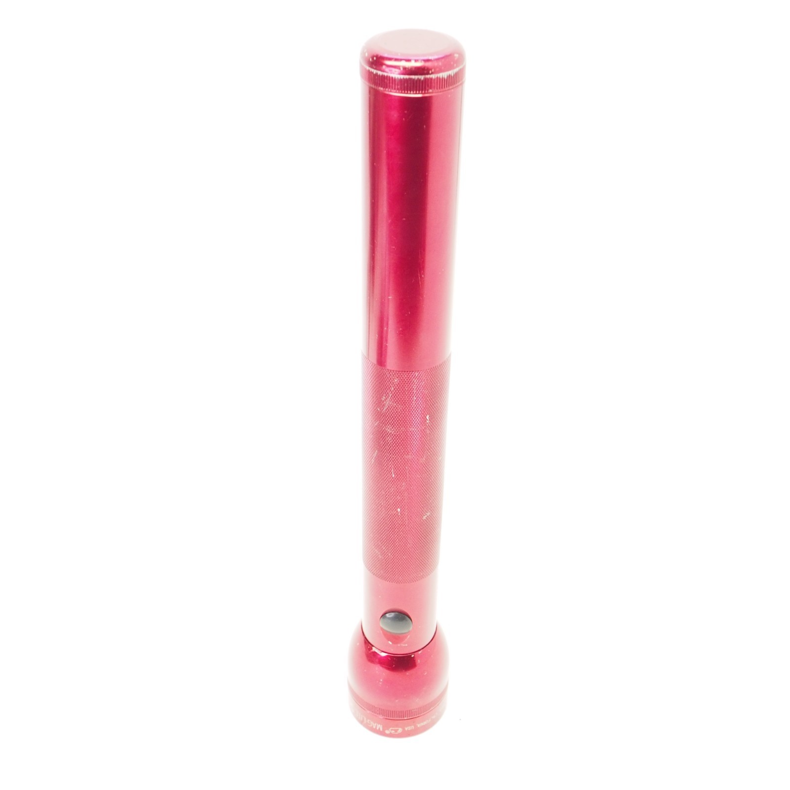 HTF 1990s Special Order 4 D-Cell Ruby Red Maglite 14.5” Aluminum /Working
